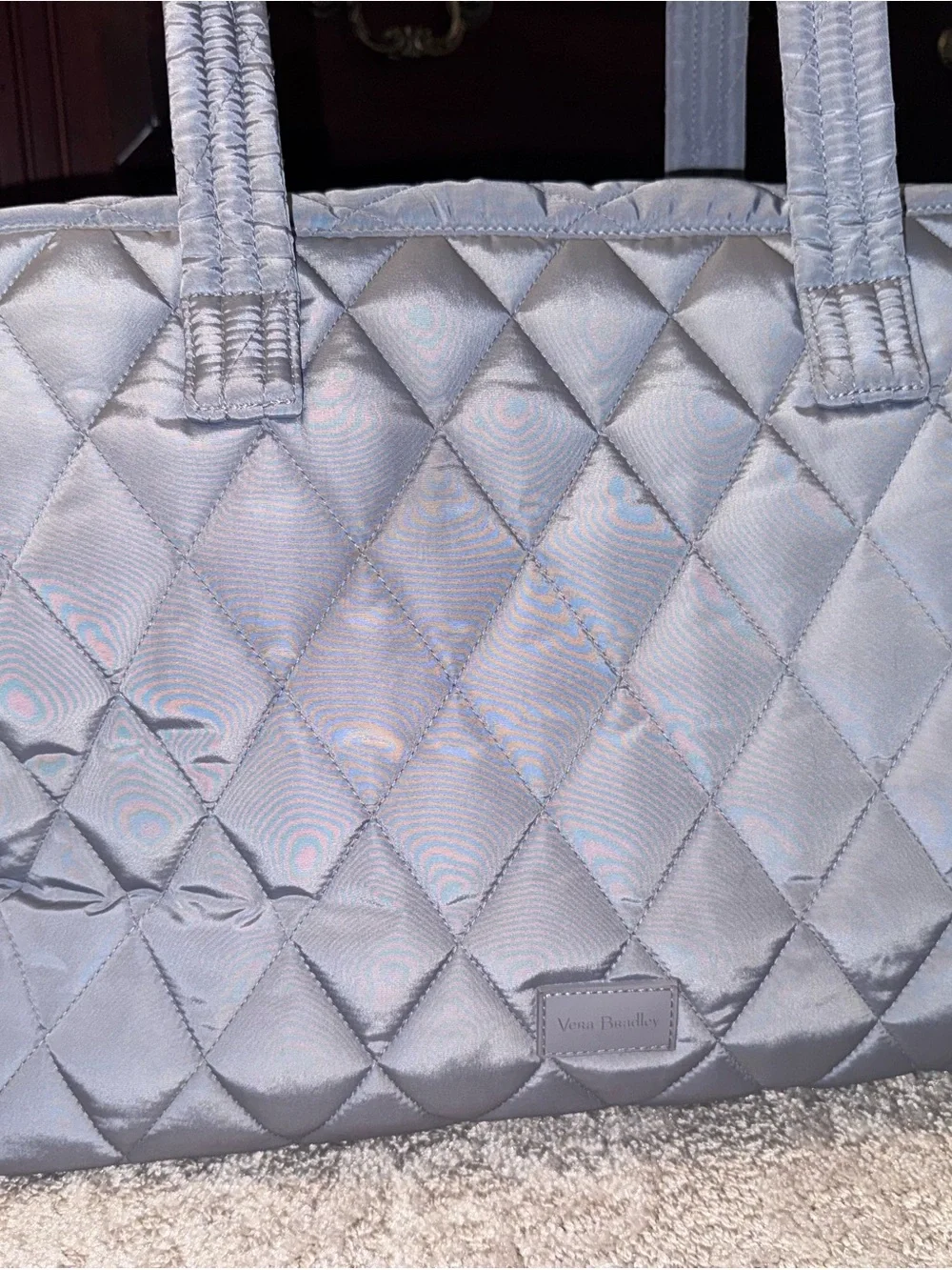 Vera Bradley Medium Traveler bag in Frost Grey